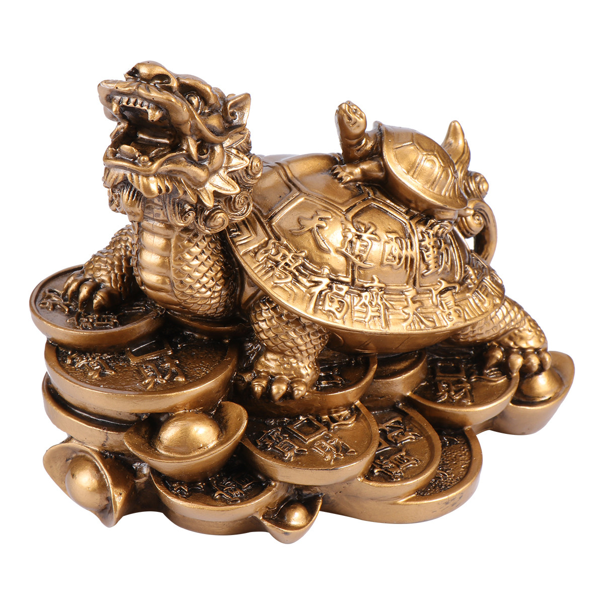 Longevity Health & Wellness Hotel - 1Pcs Dragon Tortoise Statue Effect Resin