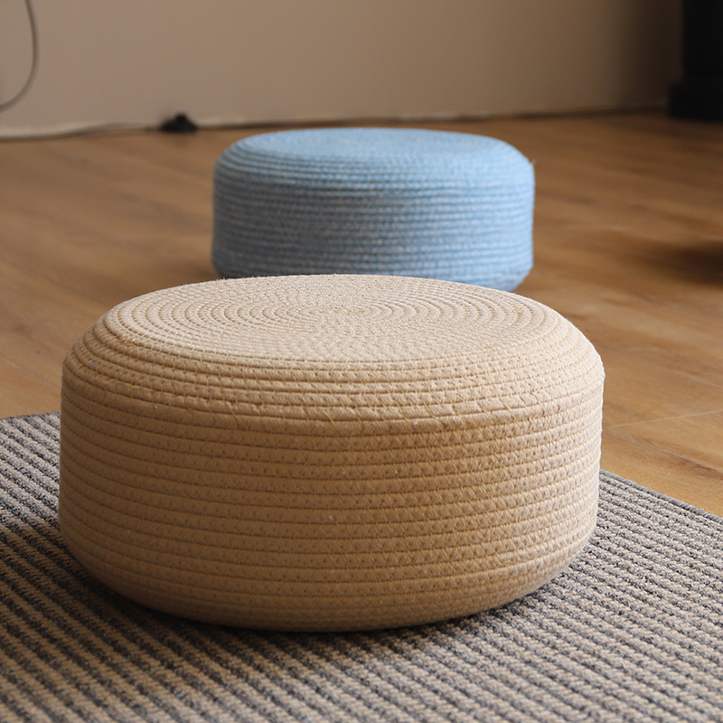 Thick Round Floor Cushion in S - Meditation Cushion Zafu 评论和价格