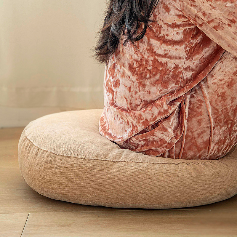 Round Floor Seat Pillow Solid  - Meditation Cushion Zafu 评论和价格
