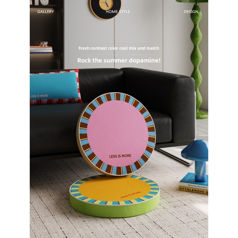 Round Colorful Floor Meditatio - Meditation Cushion Zafu 评论和价格