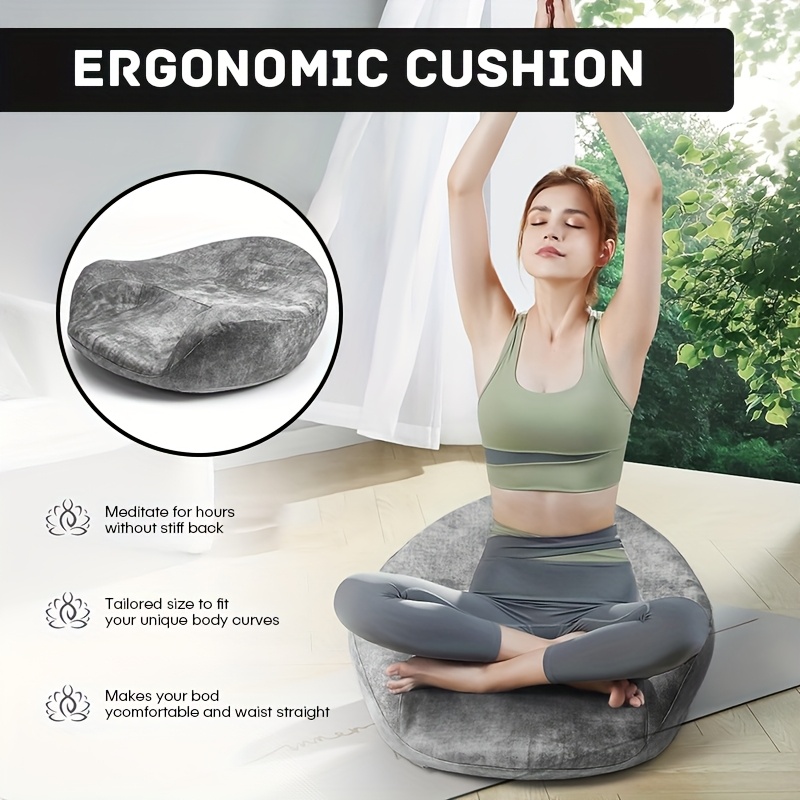 Memory Foam Meditation Cushion - Meditation Cushion Zafu 评论和价格