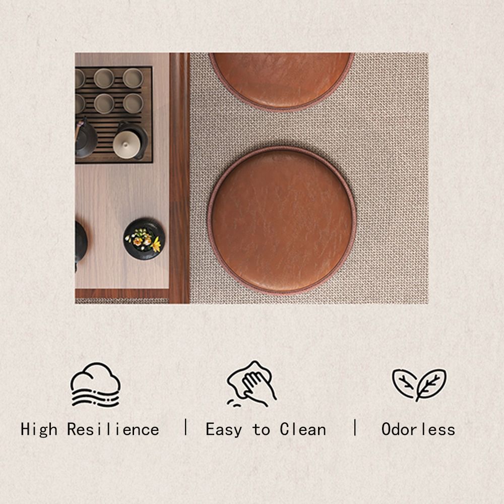 Zafu Thick Leather Cushion Sof - Meditation Cushion Zafu 评论和价格