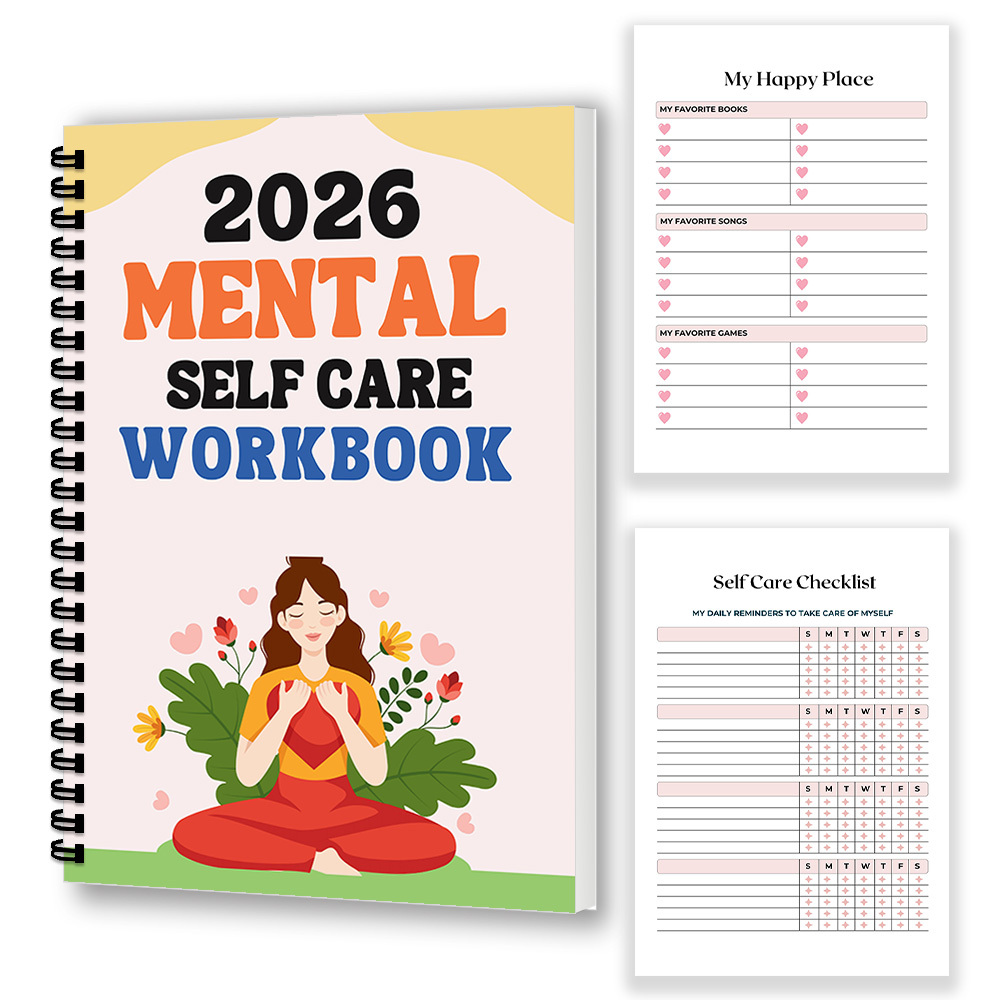 1PC 2026 Mindful Mental Self-C - Health Wellness Journal 评论和价格