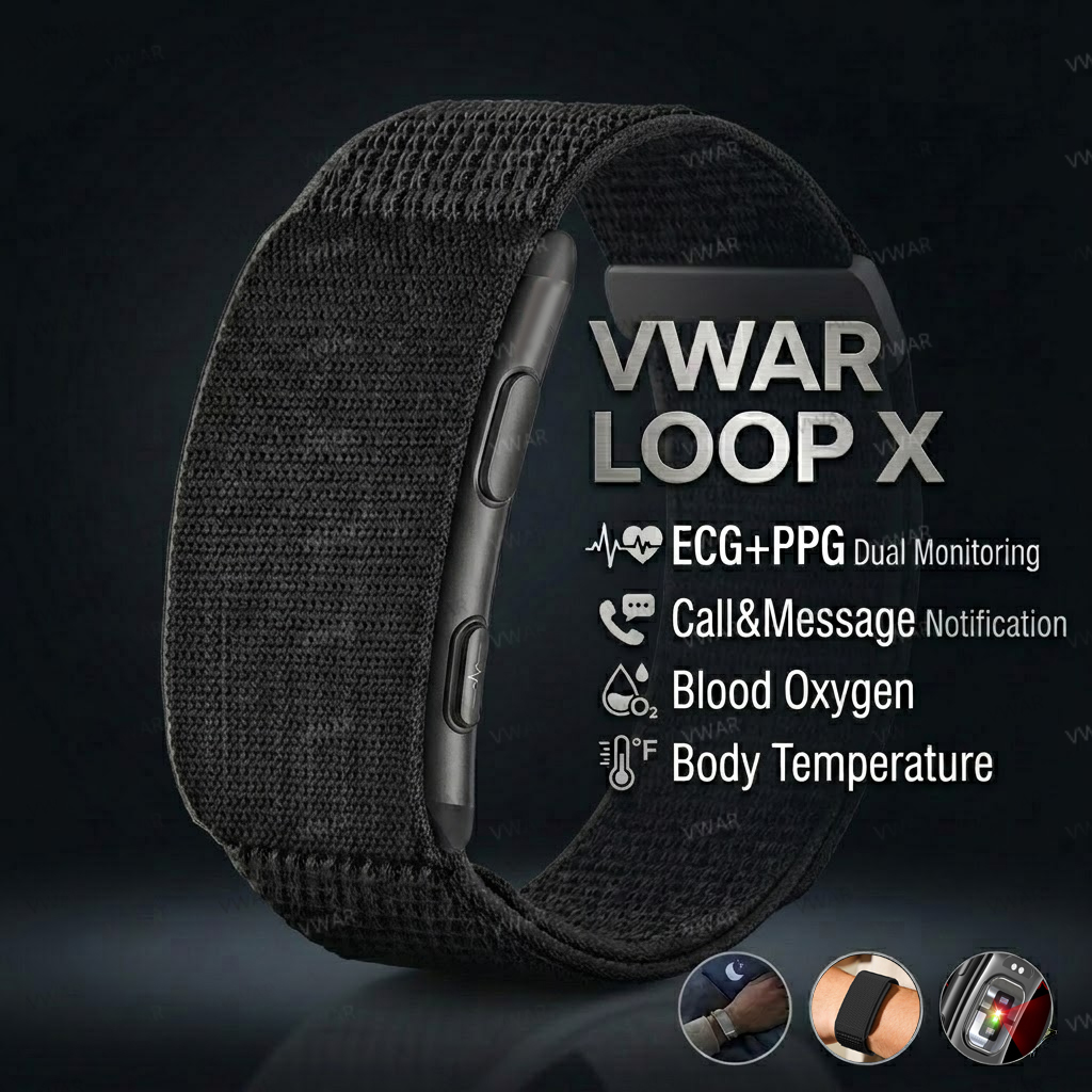 VWAR LOOP X ECG Smart Bracelet - Xbody Health & Wellness Wayne Nj 评论和价格